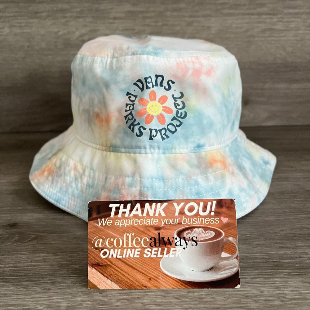 Vans Parks Project Leave It Better Than You Found It Tie Dye Bucket Hat NWT